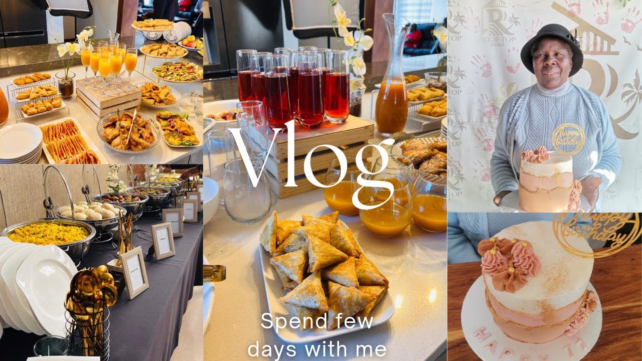 FEW DAYS WITH ME DOING CATERING / CELEBRATING MUMS BIRTHDAY