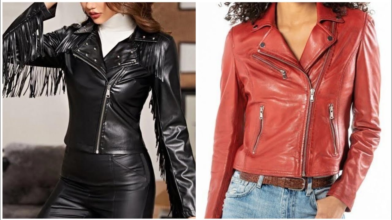 latex jacket designs// gorgeous and latest fabulous leather and latex women jackets designs