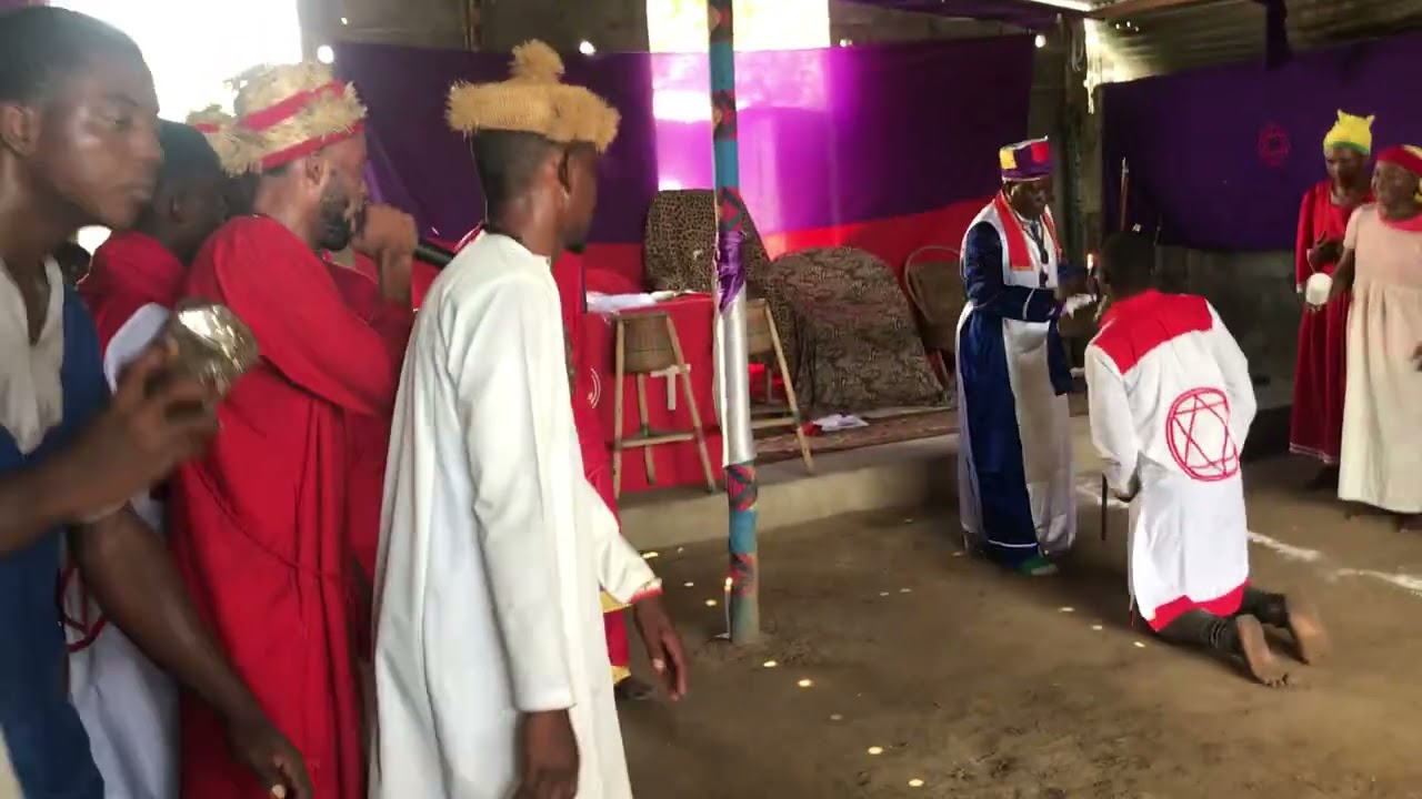 Consécration au temple mayeko 