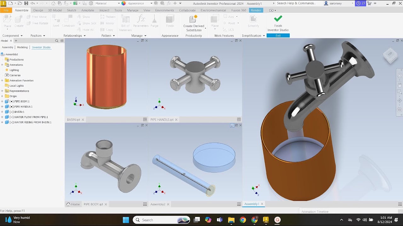 Simulating Fluid Flow Using Autodesk Inventor