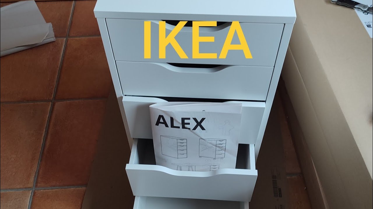 Kompletter Aufbau von #ALEX von #IKEA 