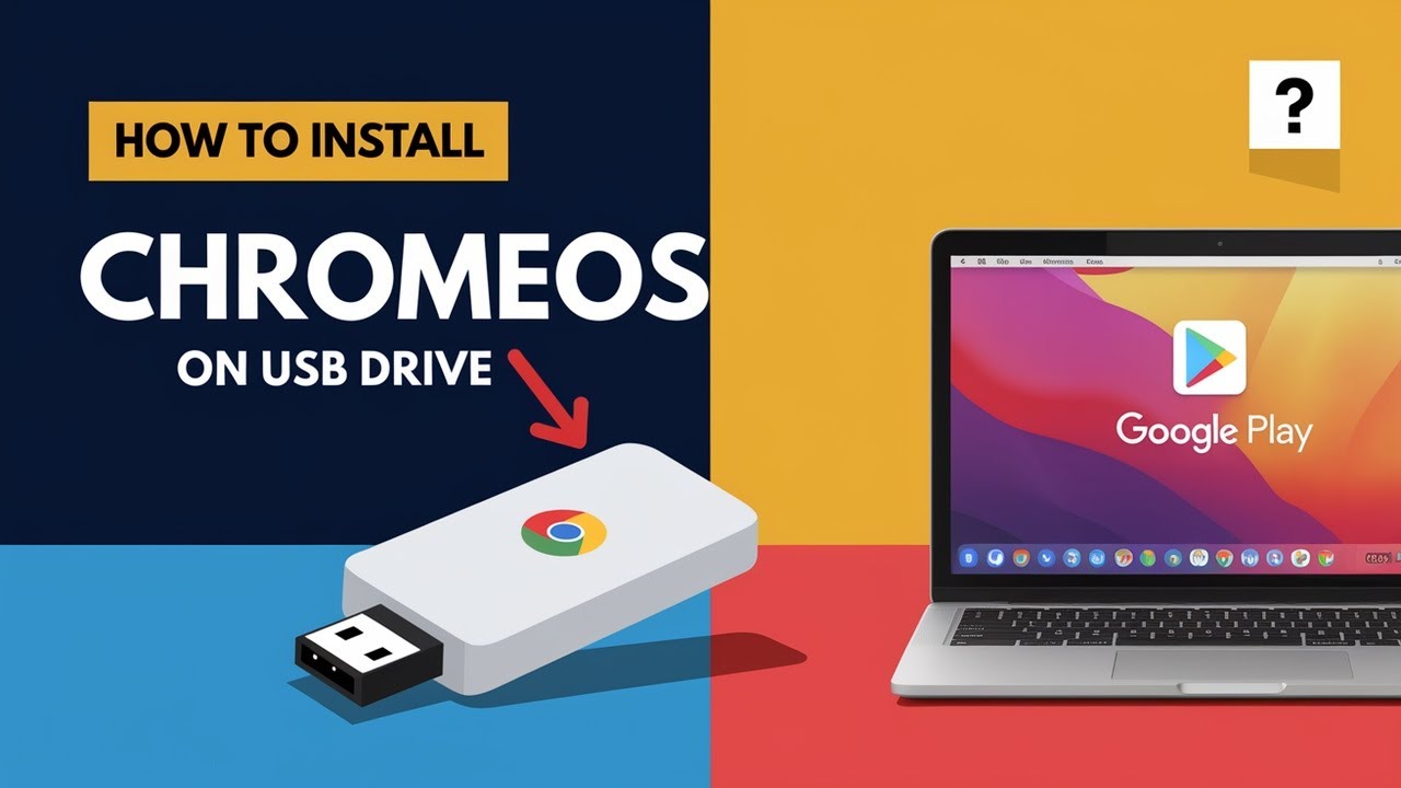 How to Install ChromeOS on a USB Drive with Play Store (2025!)