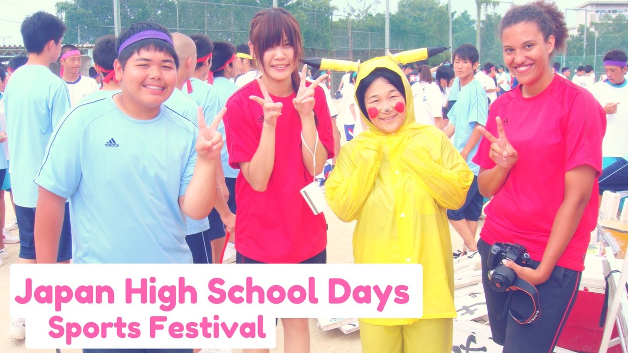 Japan High School days ♪ SPORTS FESTIVAL　高校留学の運動会☆～