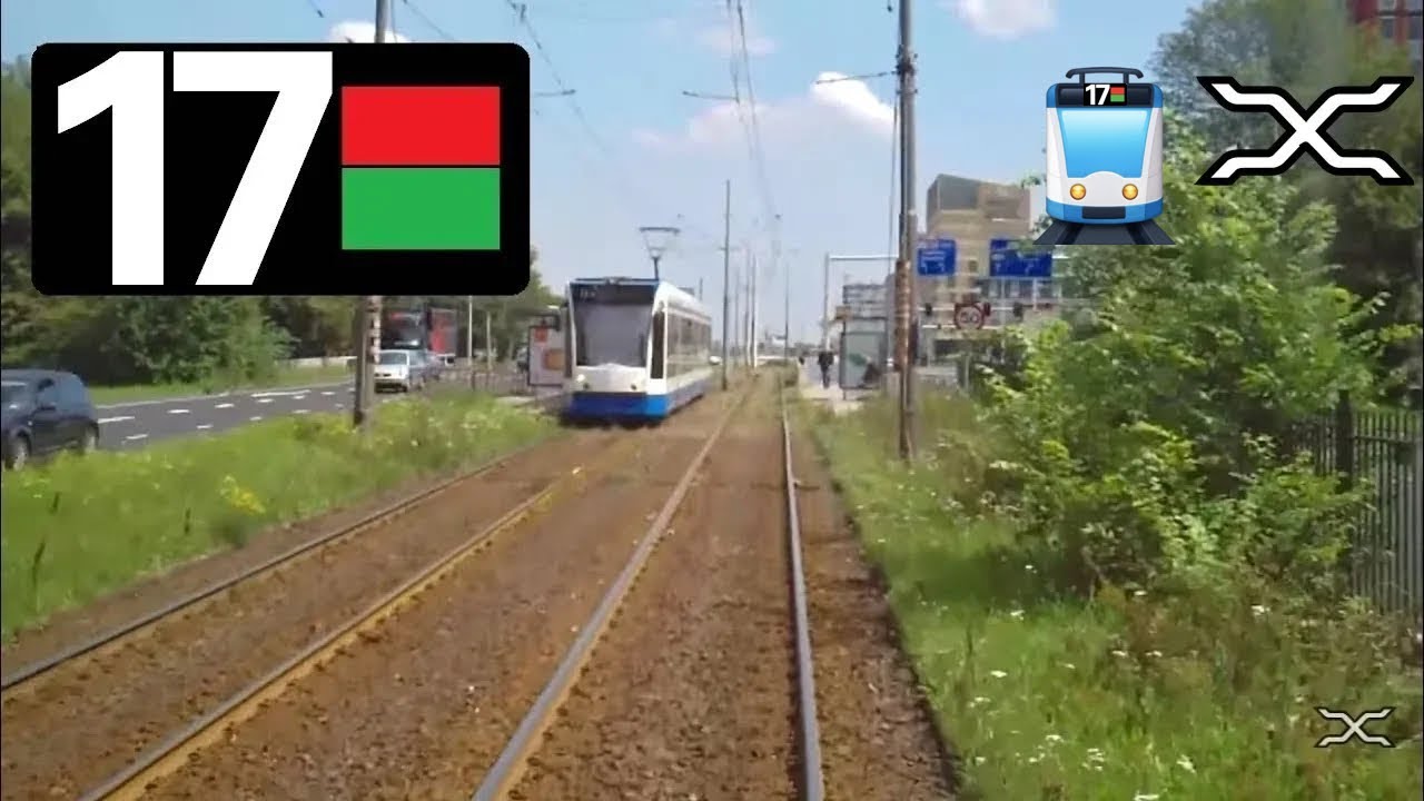🚊 GVB Amsterdam Tramlijn 17 Cabinerit Osdorp Dijkgraafplein - Centraal Station Driver's view POV