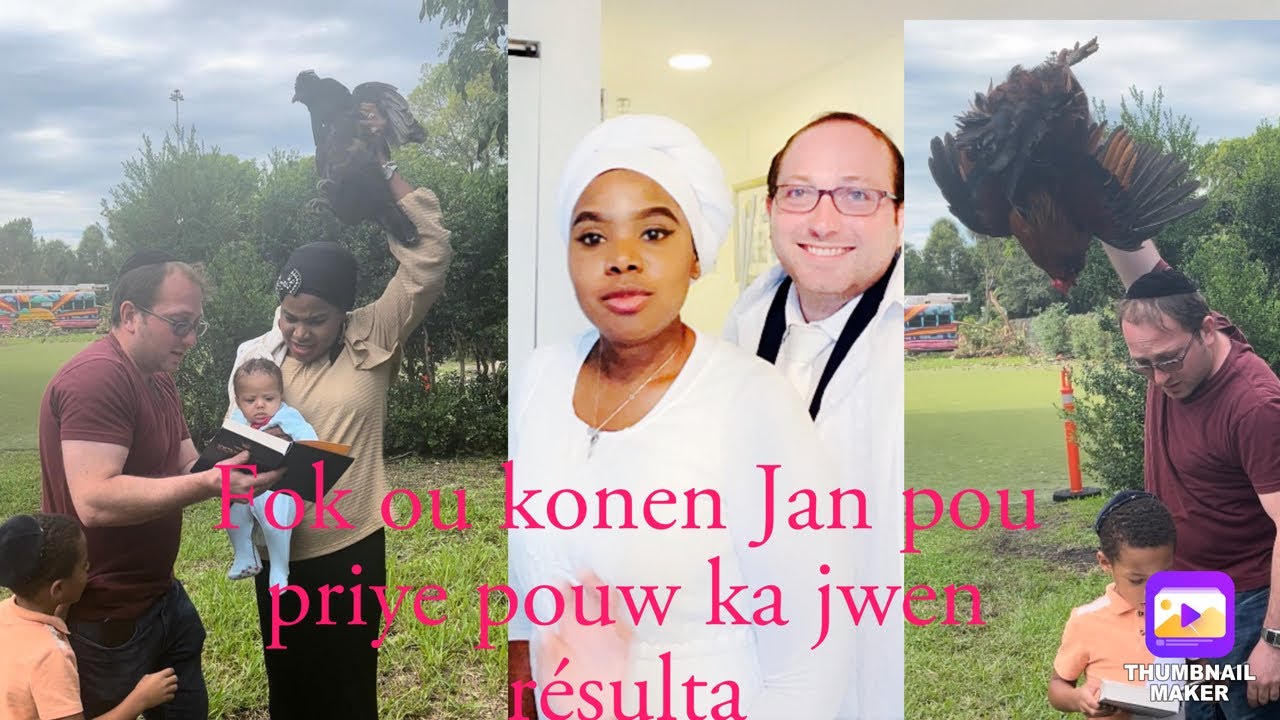 VI WE KIJAN JWIF YO CHASÉ TOUT PÈCEKISYO POU YO KA PASÉ ON BONNE ANEÉ DOUSE  SAN KOMPLIKATION