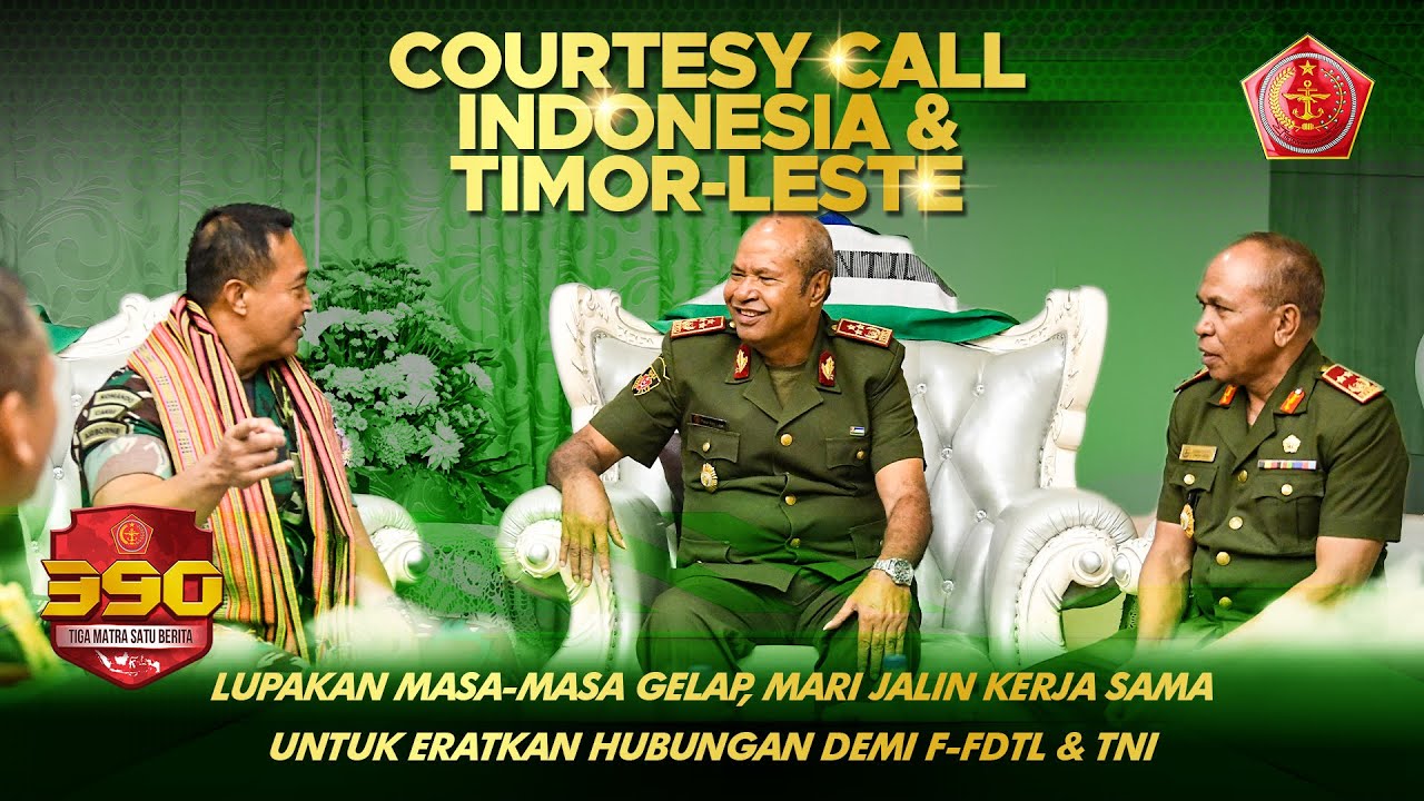 Lupakan Masa-masa Gelap, Mari Jalin Kerja Sama untuk Eratkan Hubungan Demi F-FDTL & TNI