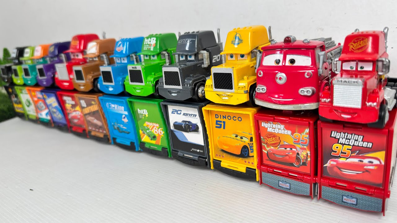 Disney Pixar Cars Unboxing Review | Full Lightning McQueen, Tow Mater, Doc Hudson, Sally, Mack