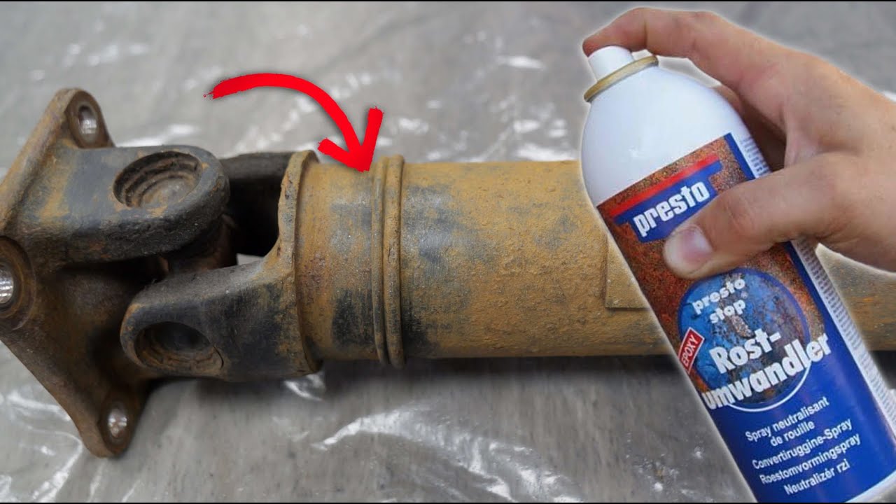 Mühelos Rost / Korrosion entfernen - presto Rostumwandler-Spray