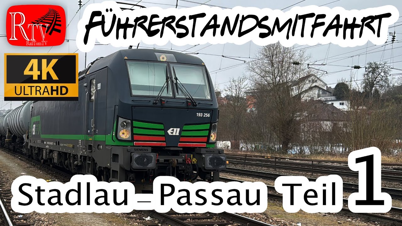 Führerstandsmitfahrt / Wien Stadlau - Passau Teil 1 /  05.02.2025