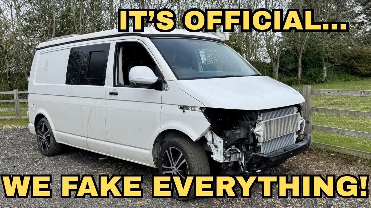 РЕМОНТ ПОВРЕЖДЕННОГО В АВАРИИ КЕМПЕРА VW TRANSPORTER T5 С ПОДЪЕМНОЙ КРЫШЕЙ