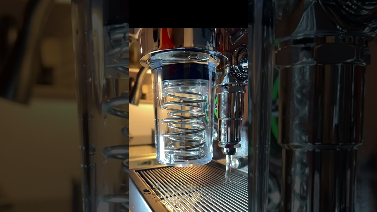 Espresso Machine Cleaning time! Trying my new backflush tool.