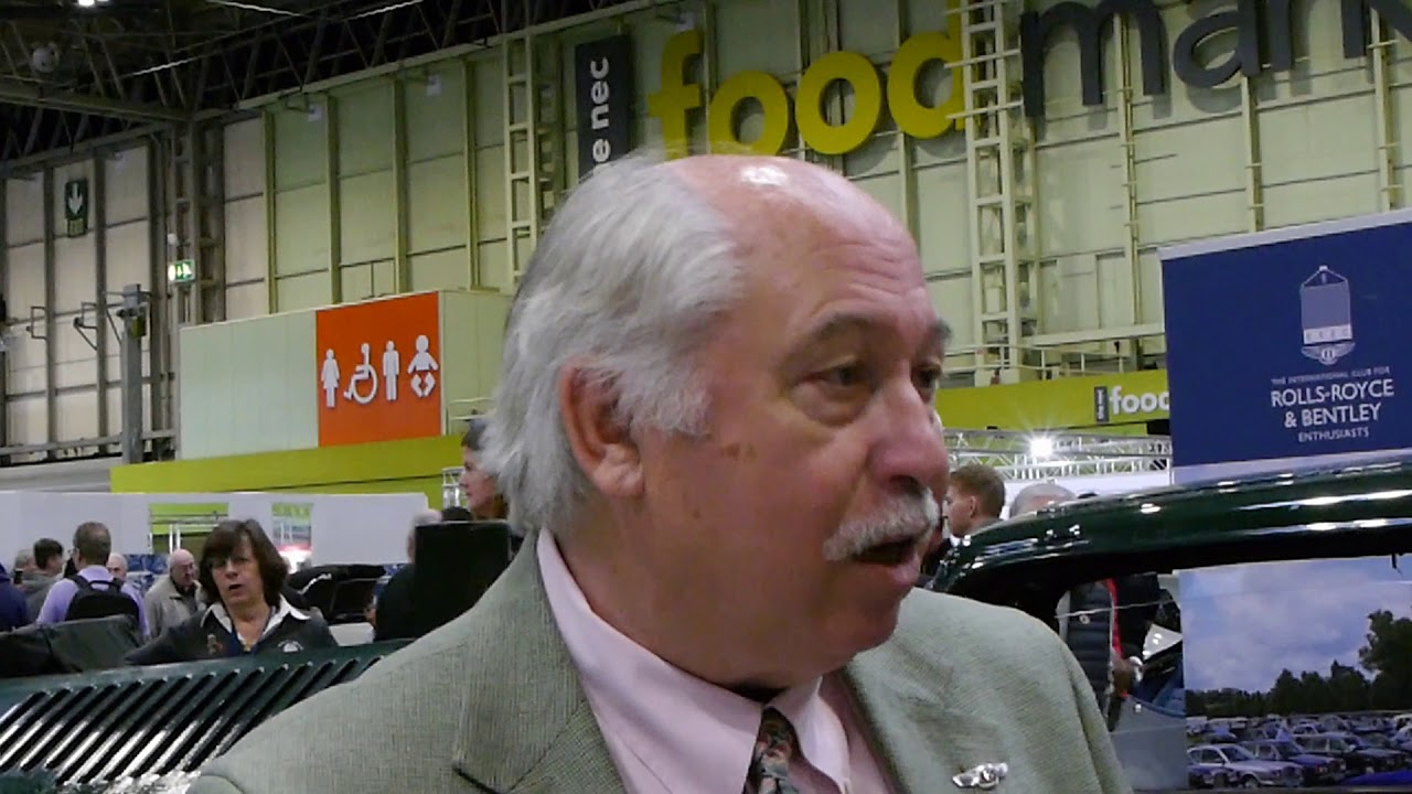 Interview with a Derby Bentley owner at the NEC Birmingham classic car show