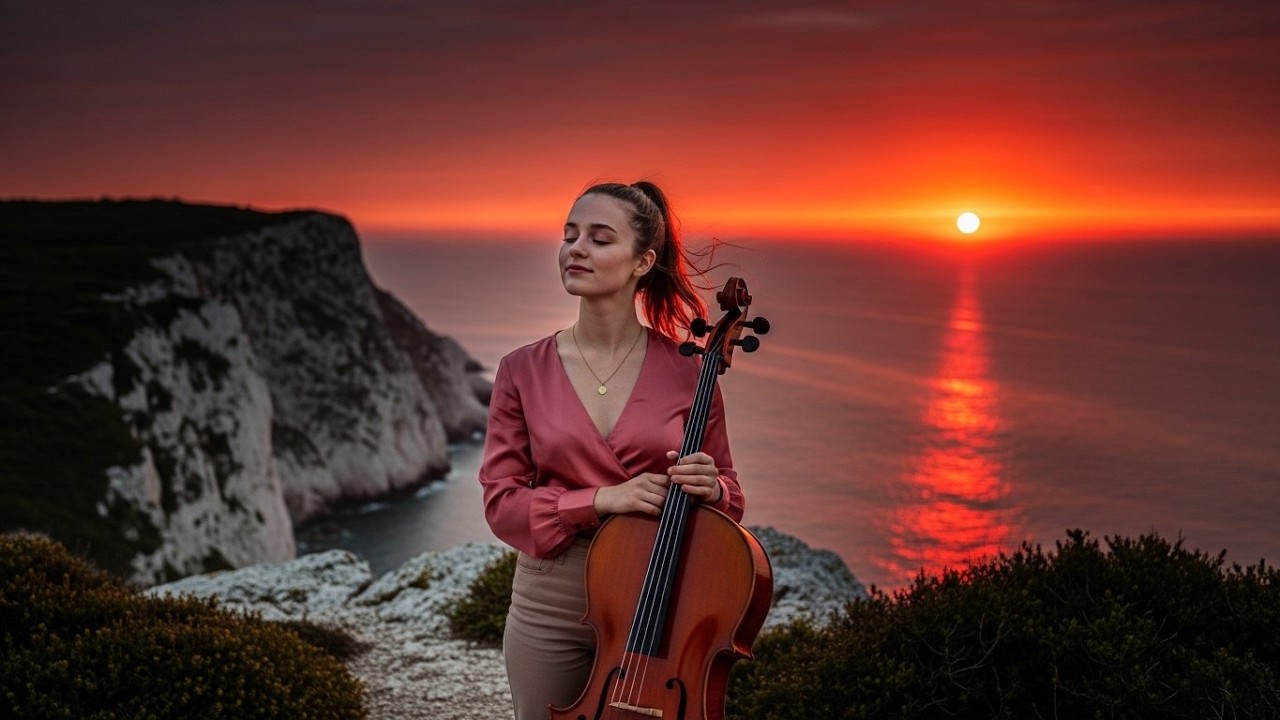 🎻🎹 Виолончель и фортепиано снежной ночью – ностальгическая музыка для сна и снятия стресса
