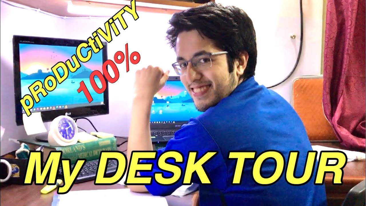 My pRoDuCtIviTy Desk Setup | Medical Student