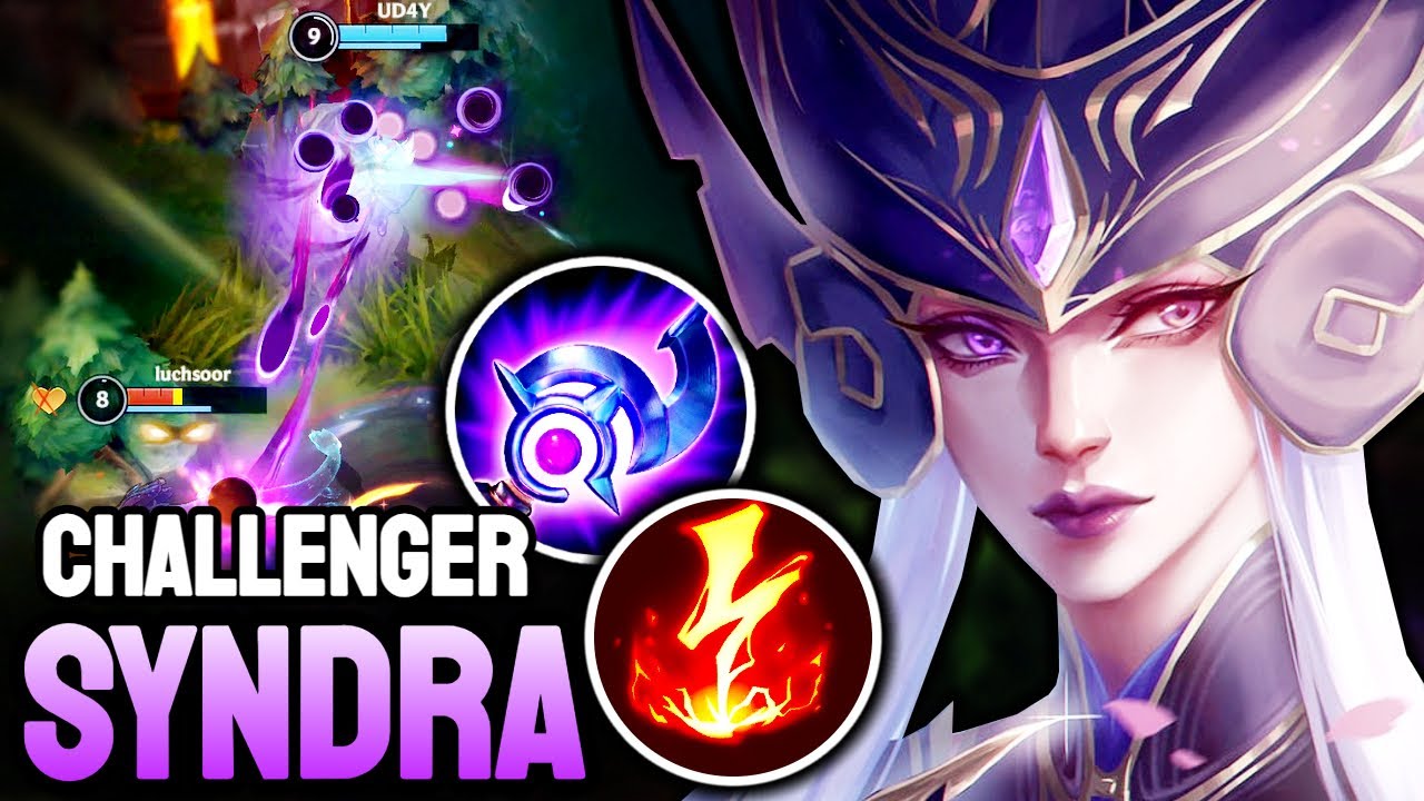 WILD RIFT SYNDRA - SYNDRA CHALLENGER GAMEPLAY - BUILD & RUNES
