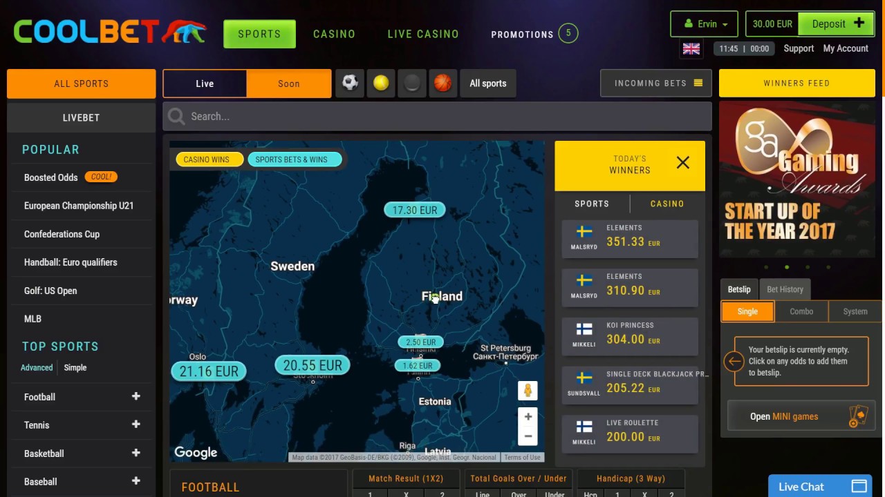 Coolbet - Winners Feed