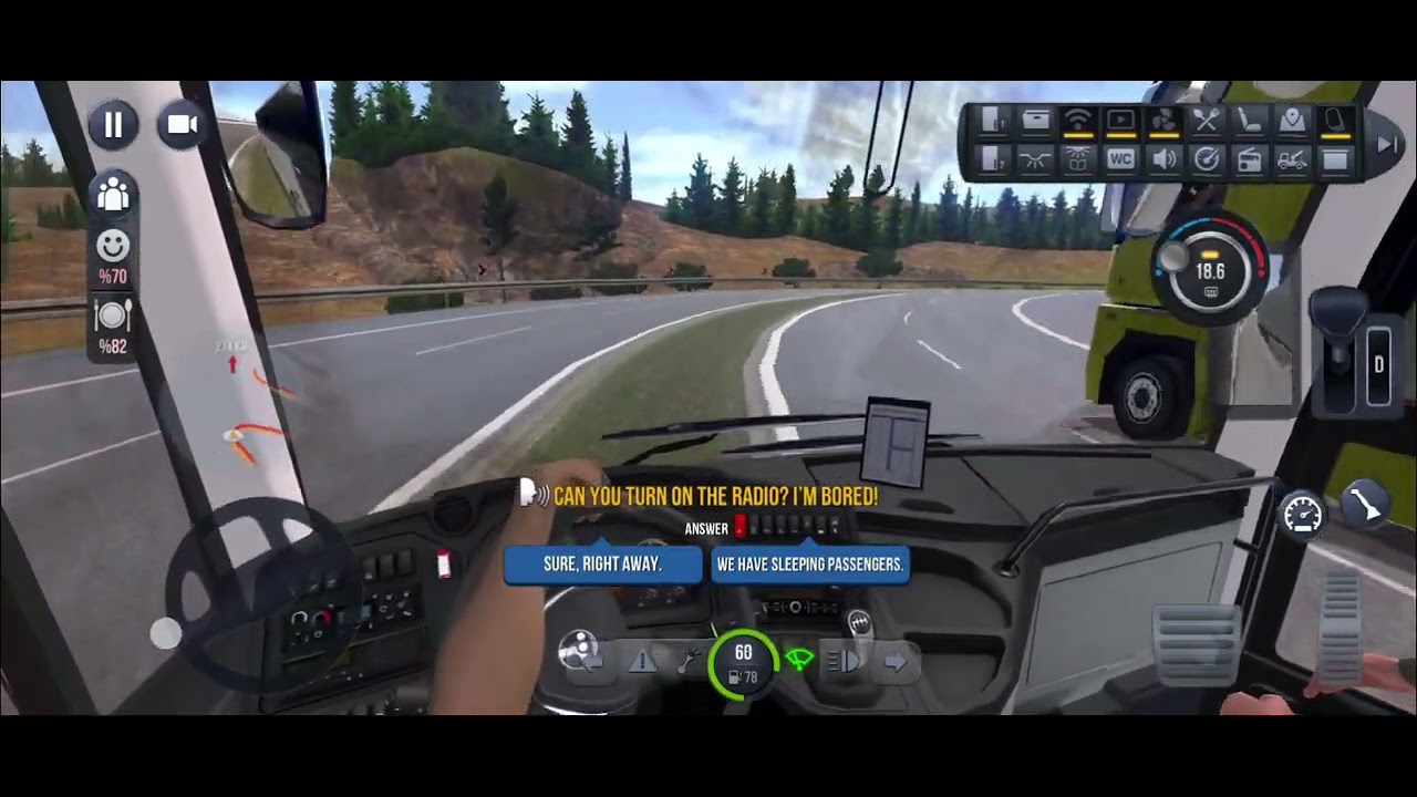 Bus simulator. this game is awesome and enjoy. 