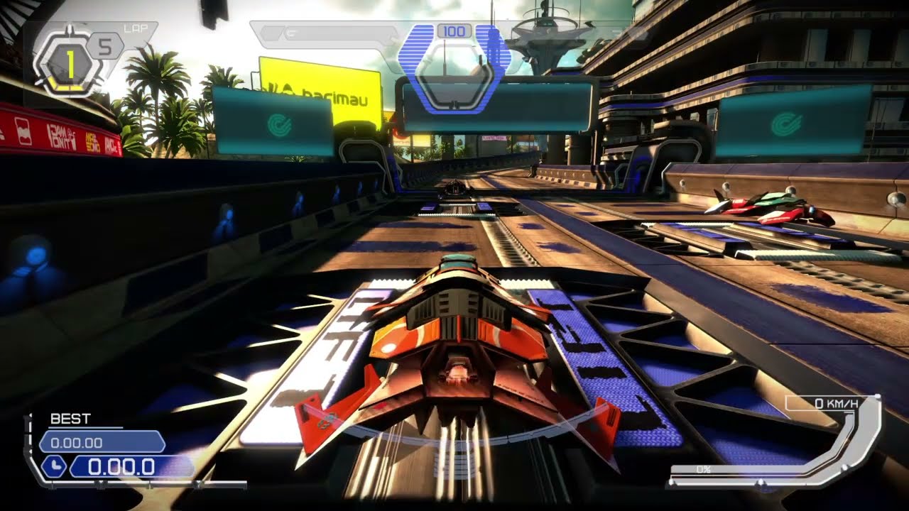 1000 Mph Harimau Is Uncatchable - WipEout Omega Collection - Phantom - StrafeKing1991