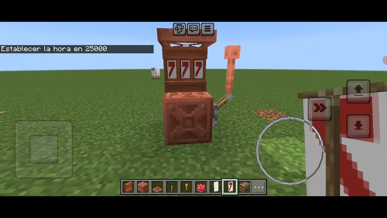Hice decoraciones con estanterías en Minecraft