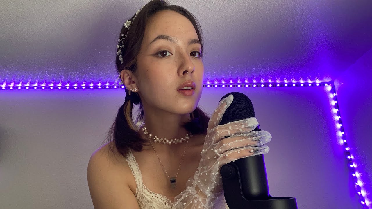 ASMR | MIC RUBBING, mic scratching with cover, visual asmr, mouth sounds
