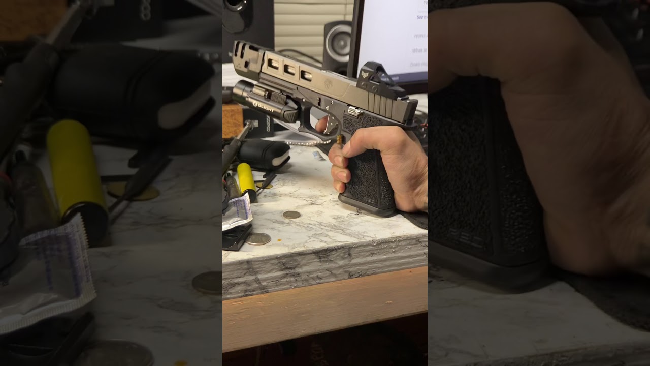 Glock pretravel and overtravel eliminated using oem parts plus lwd connector
