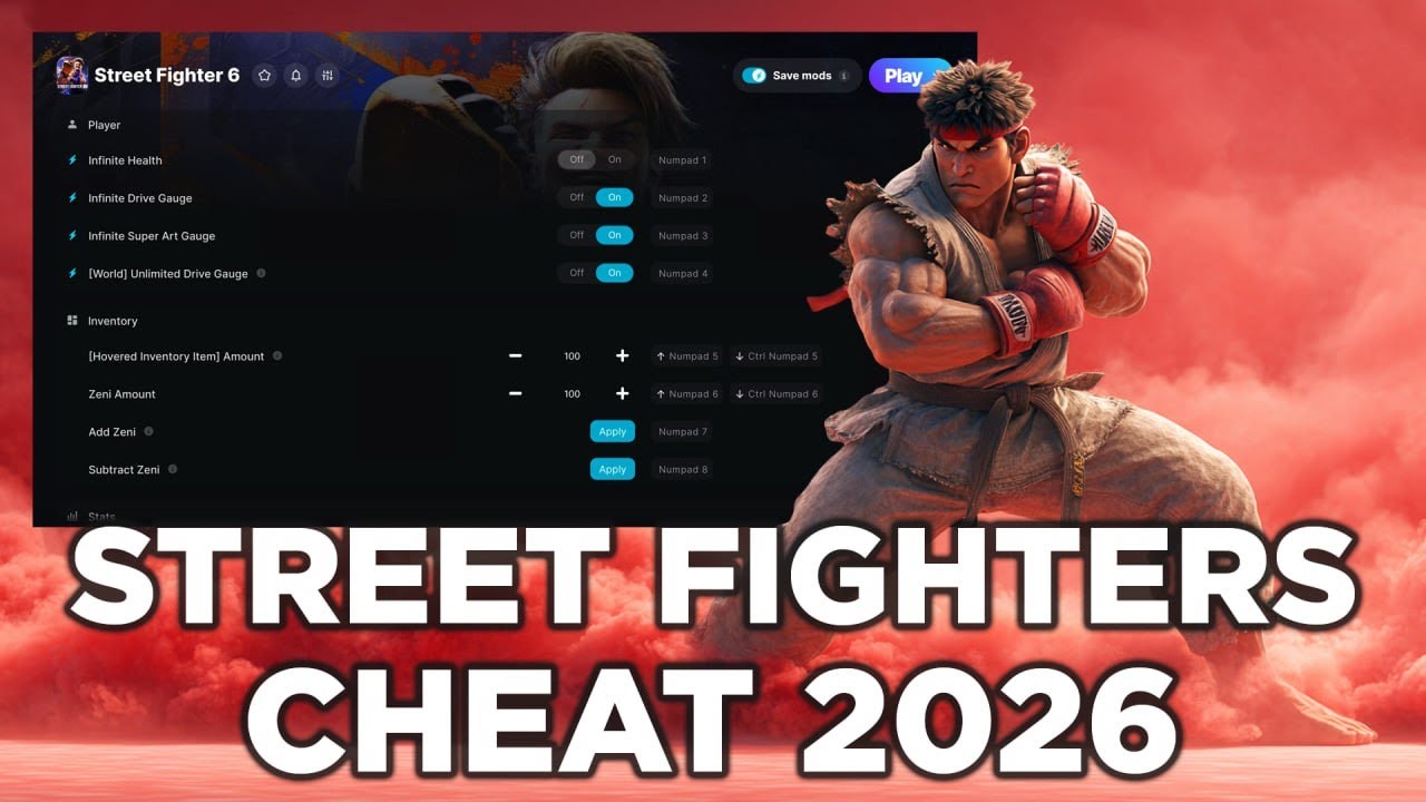 Street Fighter 6 Cheat / New SF6 Cheat Menu / Free Download & Setup Guide [2026]