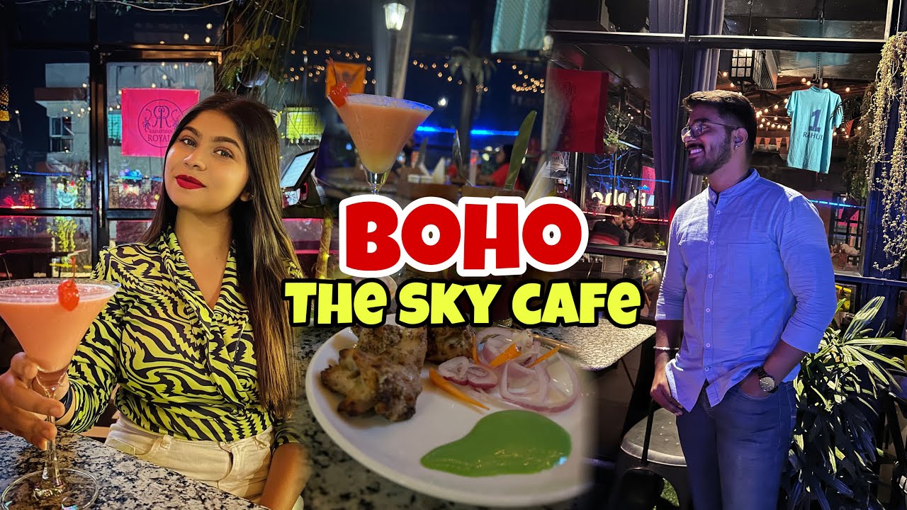 Boho The Sky Cafe Madhyamgram || Insta Worthy Rooftop & Affordable cafe 😍❤️