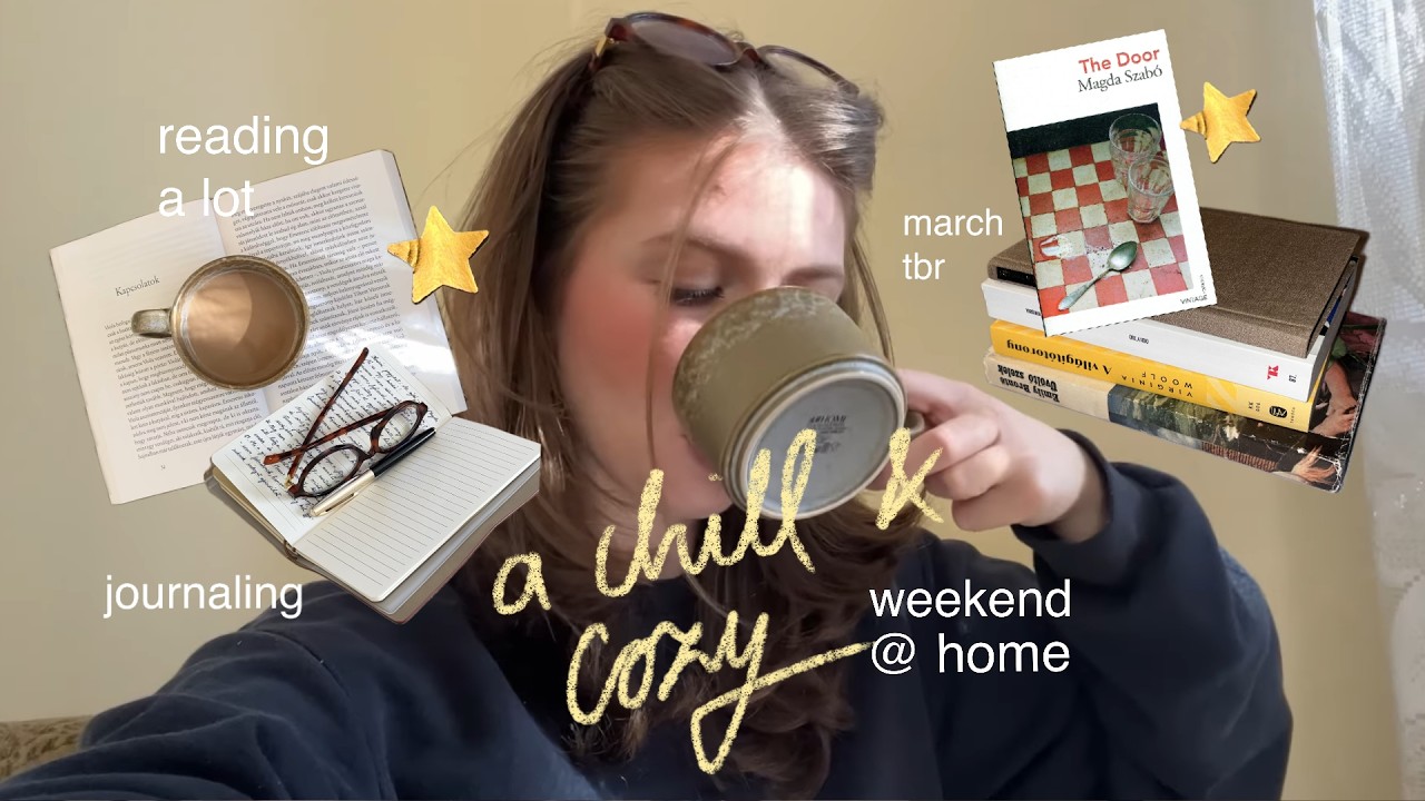 a cozy weekend: reading, baking and enjoying the sun 📖⭐️🌷