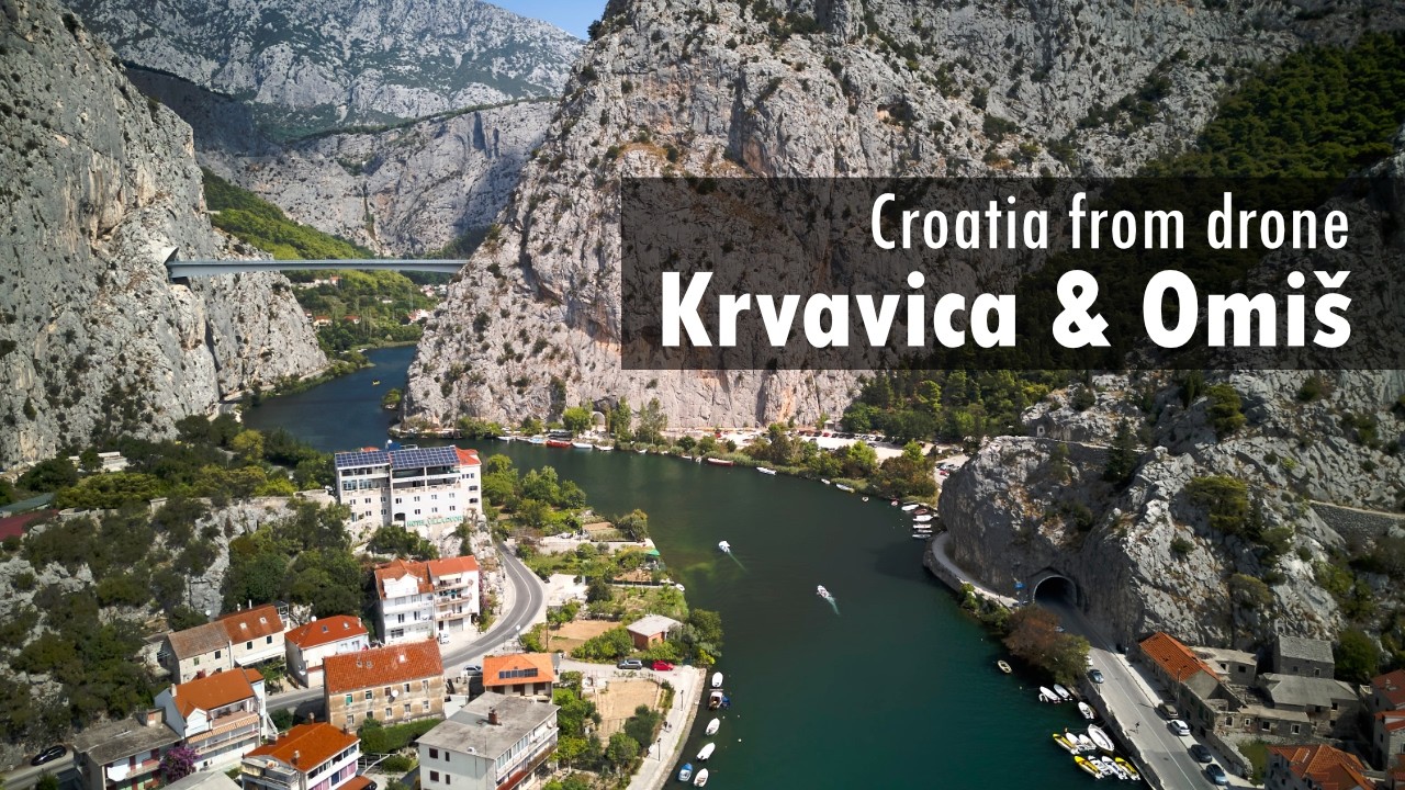 Croatia from Above – Krvavica, Omiš | DJI Mini 4 Pro 4K