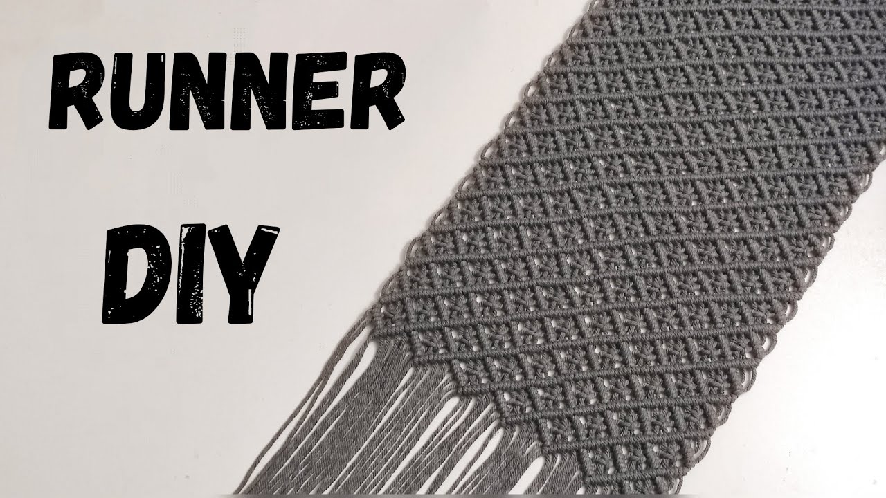 DIY Macrame Table Runner Tutorial | Easy Technique for Long Cords #Macrame #DIYMacrame #BohoDecor