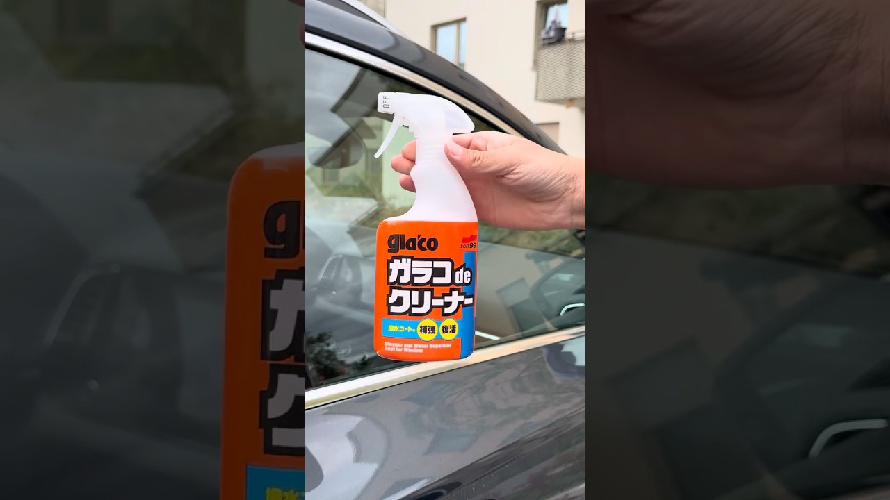 Auto Scheiben Reiniger mit Versieglung Anteile von soft99