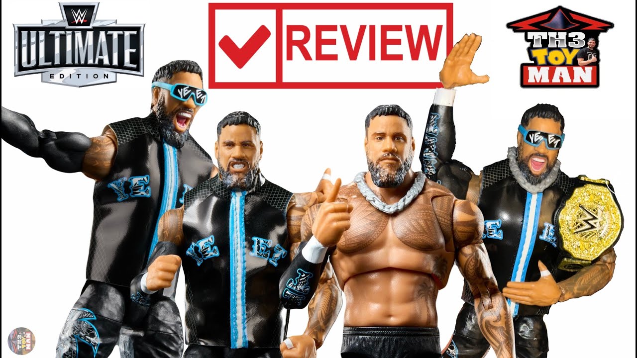 WWE ULTIMATE EDITION 26 JEY USO ACTION FIGURE REVIEW! NEW WORLD CHAMPION IN MATTEL FORM!