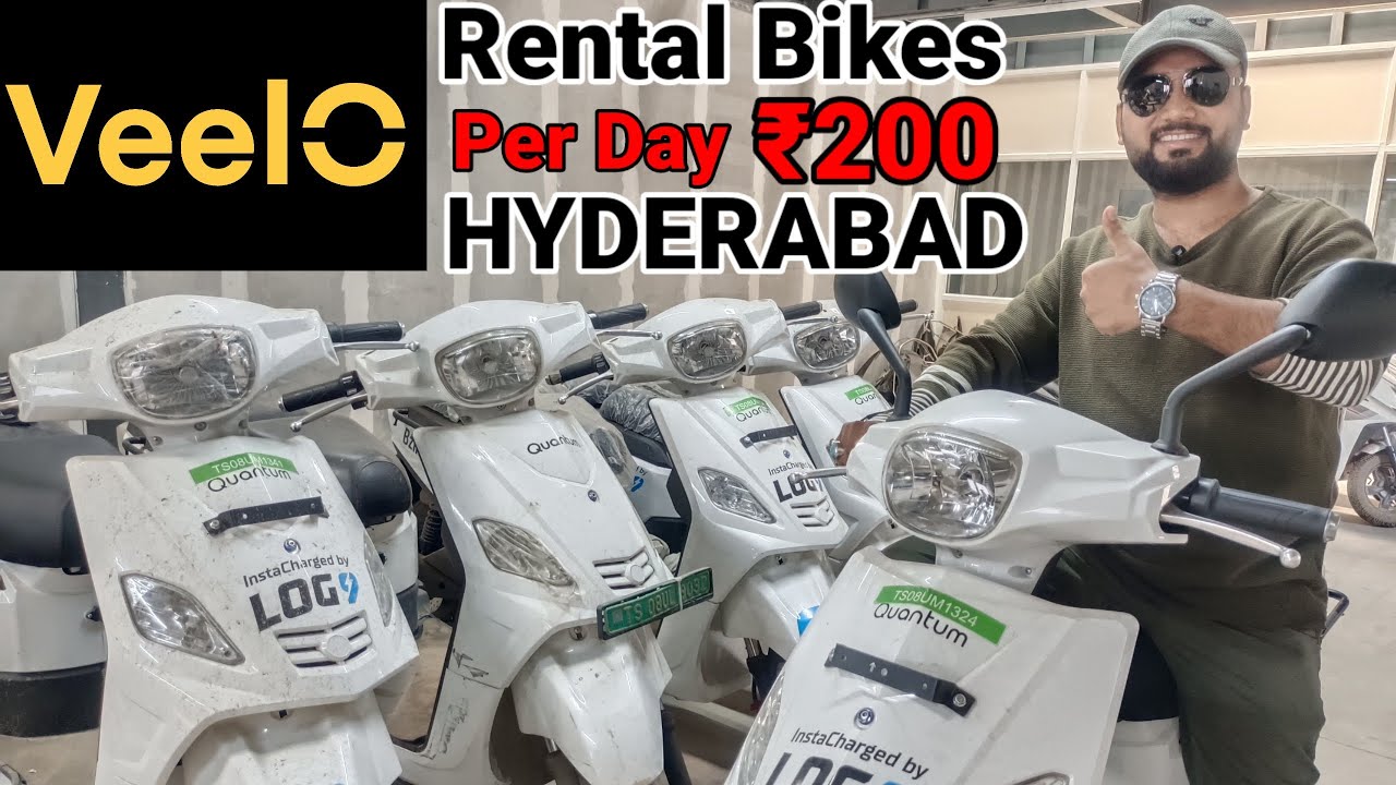 Delivery के लिए Bike Rent पर चाहिए? VEELO Mobility Best Bike Rental Service in Hyderabad #veelo