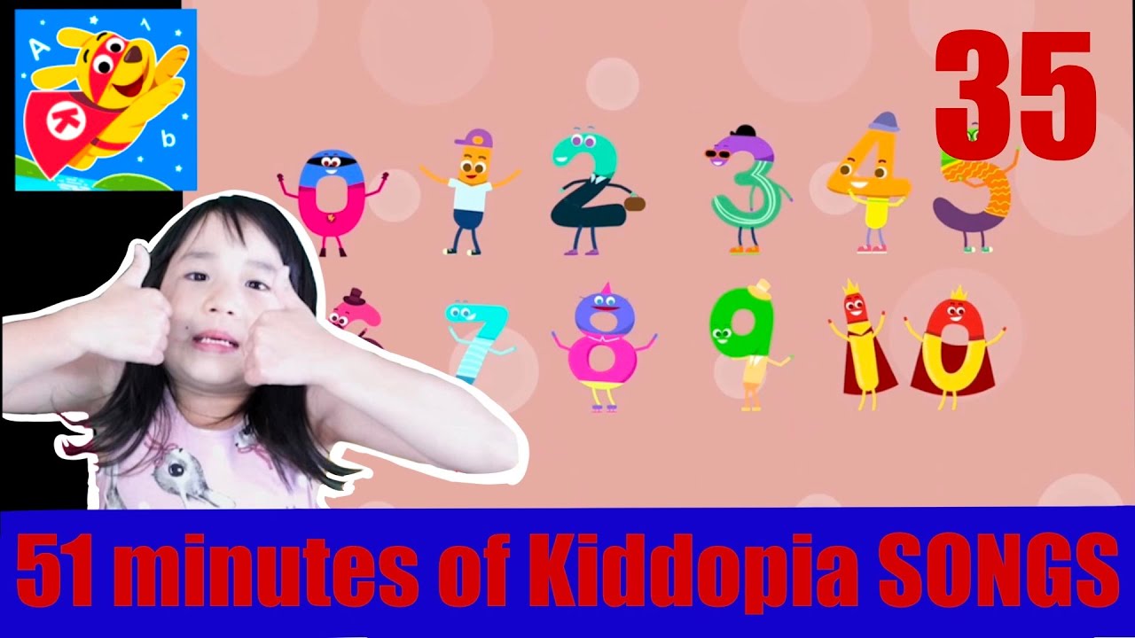 Kiddopia Songs! Learn with 55 mins of Songs from Kiddopia | ABC, 123, Days of week, Months, and more