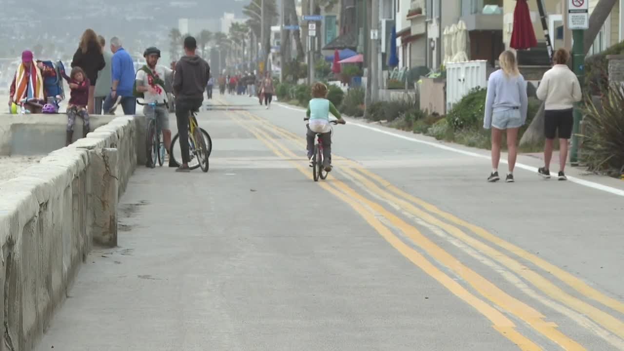 Curvy Mission Beach boardwalk lines have people asking, 