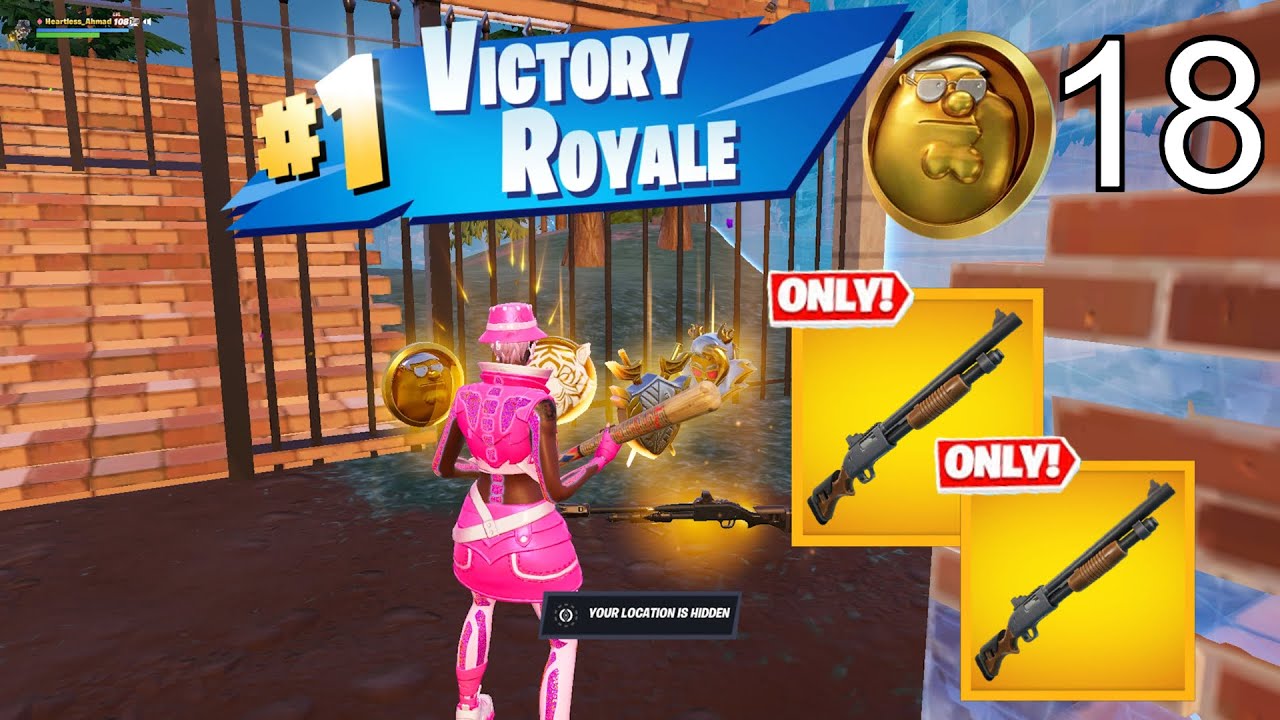 I WON Using Peter Griffin's Pump Shotgun ONLY! 