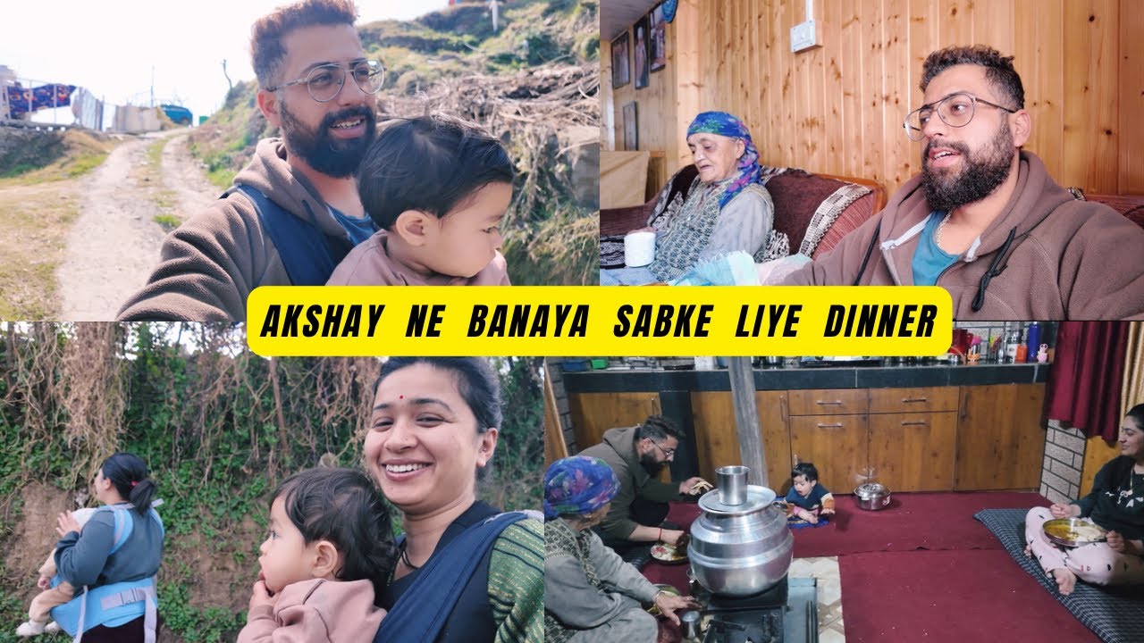 Akshay Ne Ghar Ki Sabhi Female Ko Di Ghar Ke Kam Se Chutti // Akshay Ne Banaya Dinner 