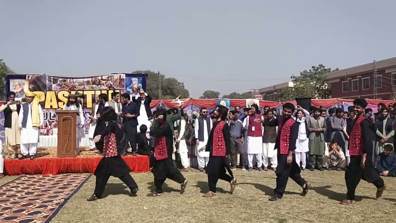 pakhton culture show BZU multan.cultural dance attan.