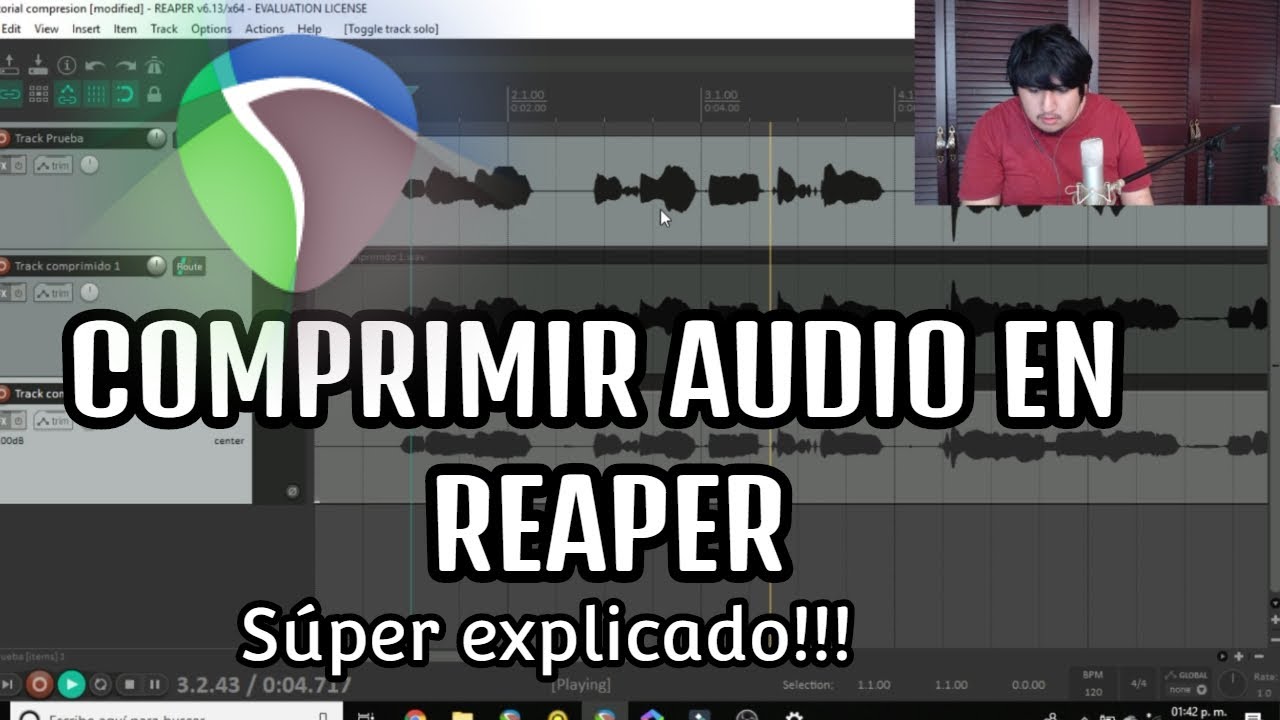 ¿CÓMO COMPRIMIR AUDIO EN REAPER?  | SÚPER EXPLICADO