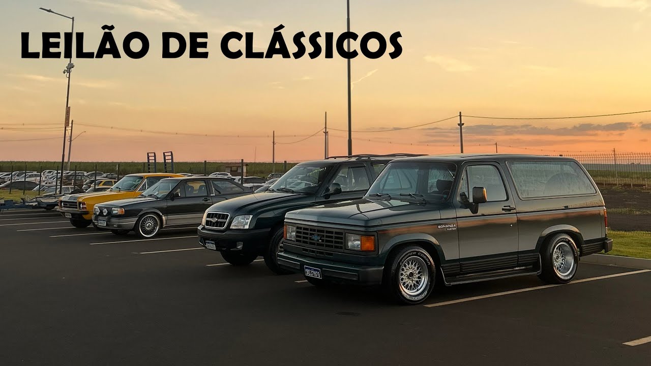 FUI EM UM LEILÃO DE CARROS ANTIGOS NO SHOPPING: SÓ RARIDADE!