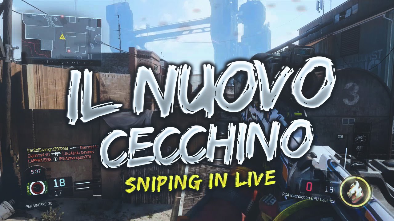 LIVE CON IL NUOVO CECCHINO!! - Sniping in Live #3 [EPIC]