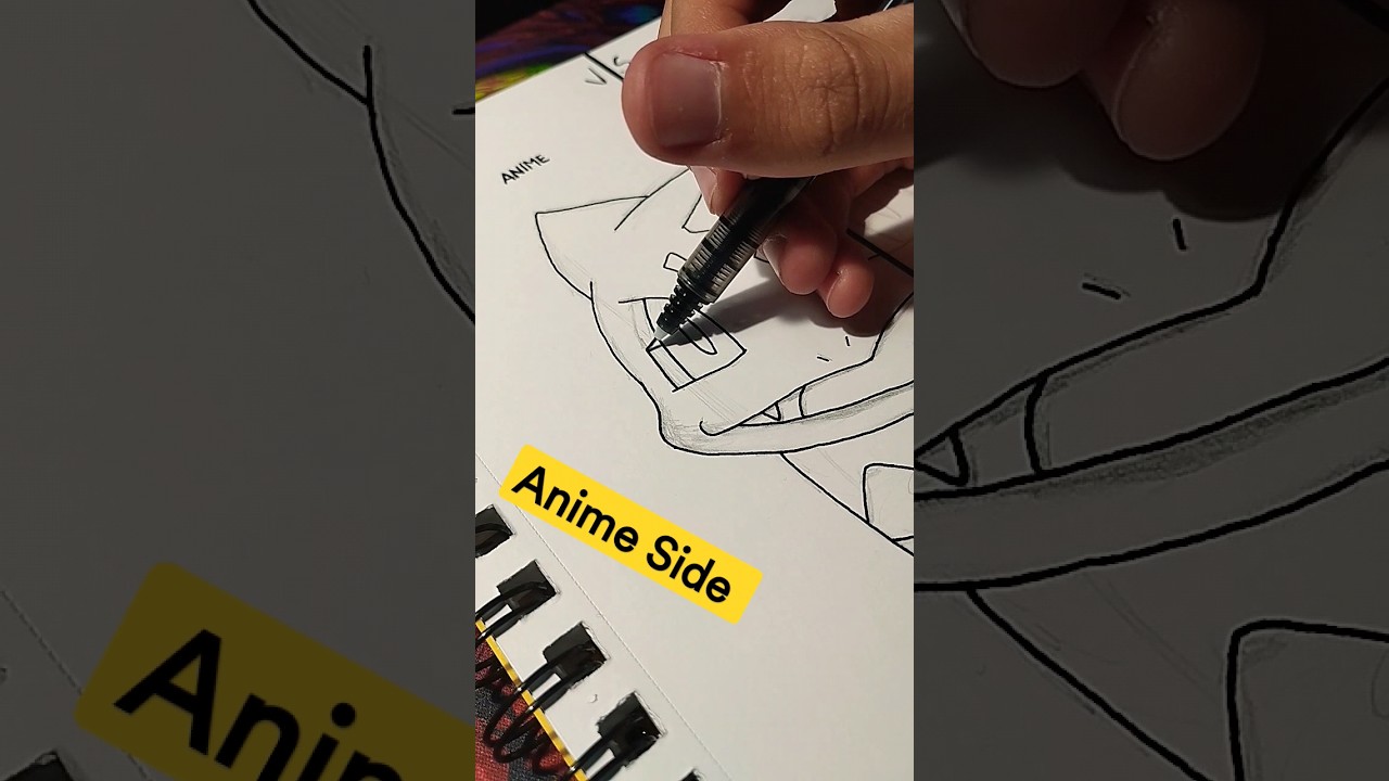 One Drawing, But 2 ✨Different✨Styles! Bulbasaur Pt1 (Anime) #art #pokemon #bulbasaur #anime #shorts