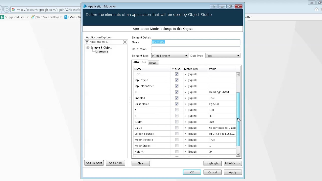 Blueprism Object studio