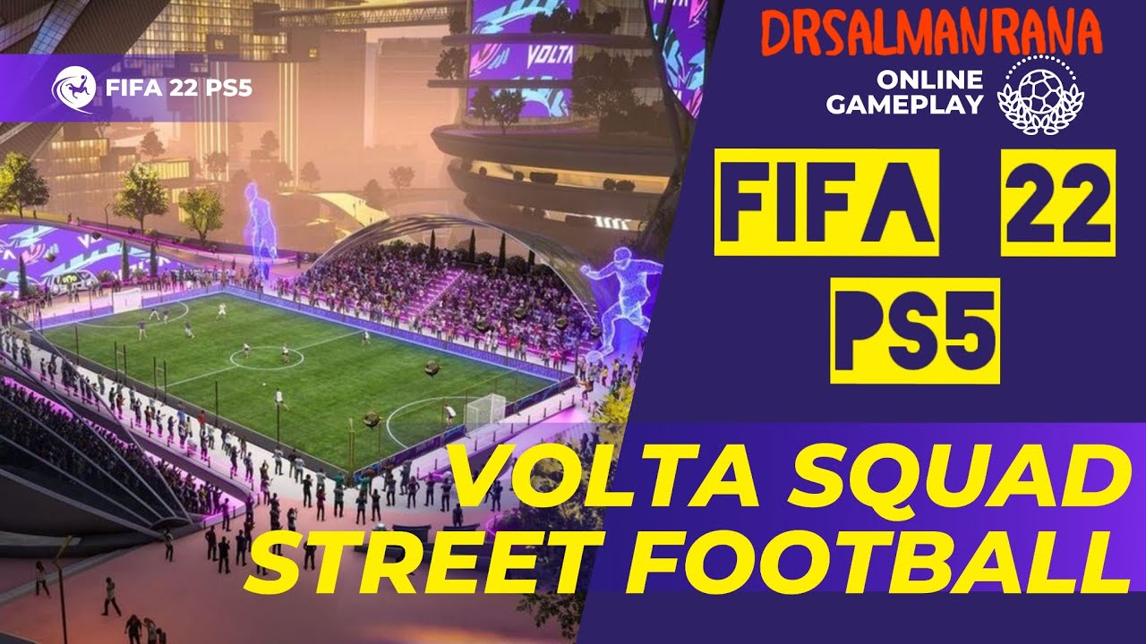 FIFA 22 PS5 Volta Squad street football online gameplay multiplayer😀👌💥