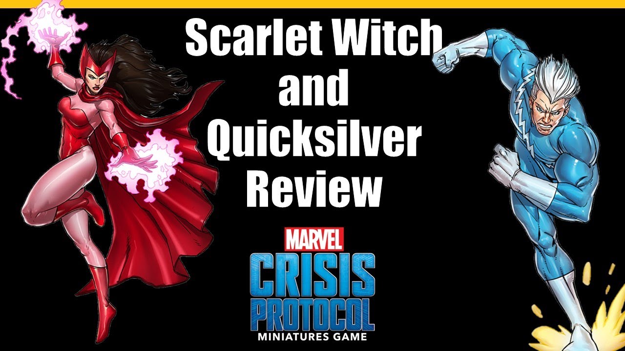 Scarlet Witch and Quicksilver Review for Marvel Crisis Protocol
