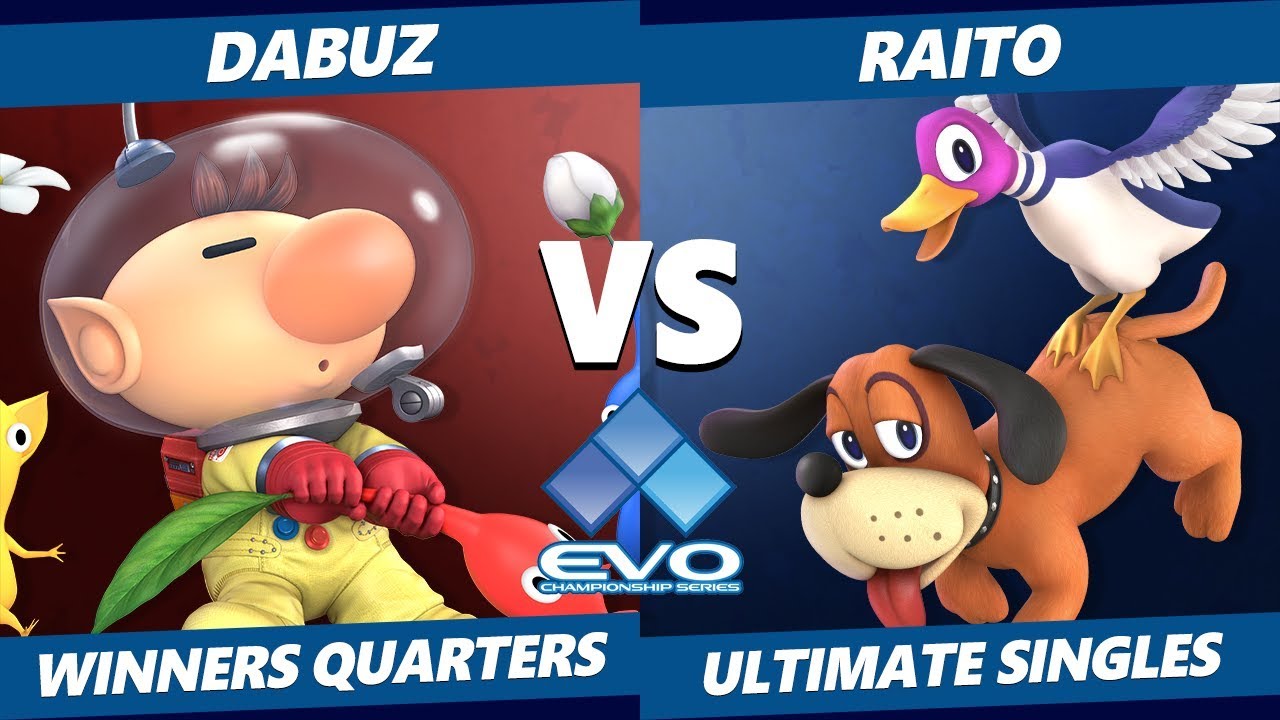 EVO 2019 SSBU - Liquid` Dabuz (Olimar) Vs. Raito (Duck Hunt) Smash Ultimate Tournament W. Quarters