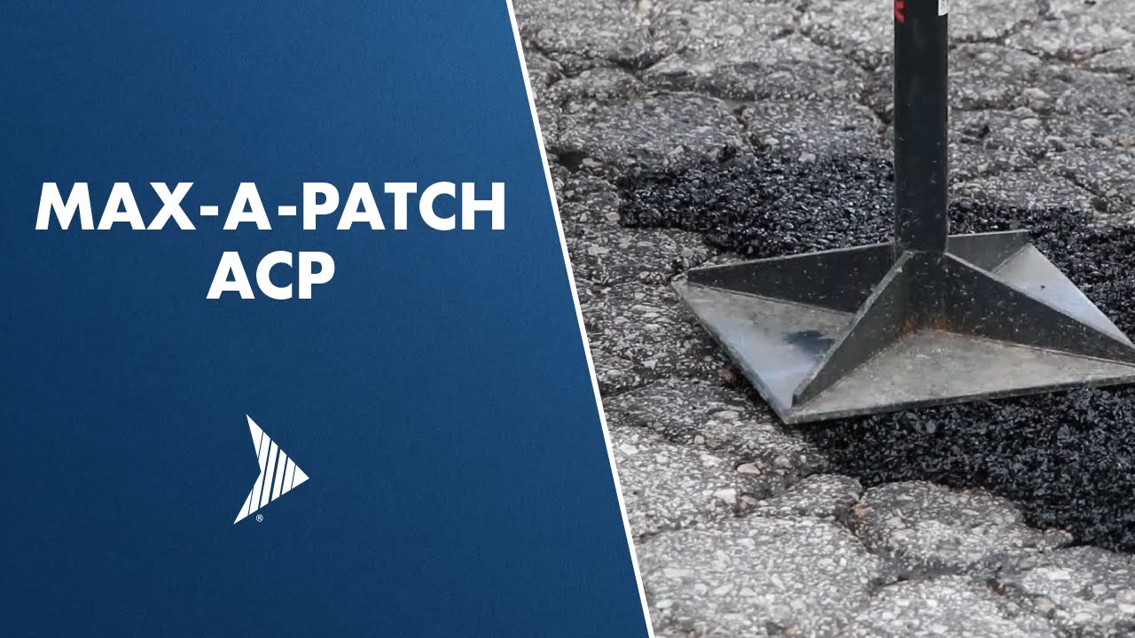 Max-A-Patch ACP® - High Performance Asphalt Cold Patch - Parking Lot Pothole Application Demo