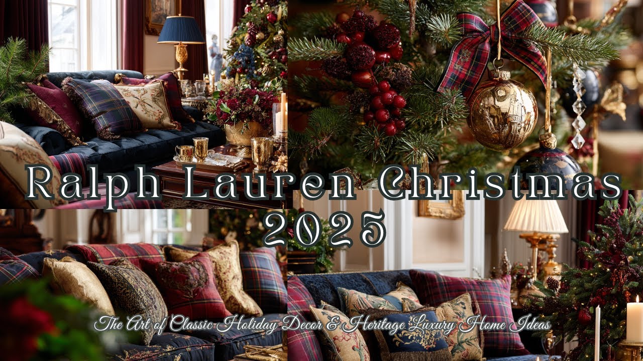 🎄Рождество 2025 от Ralph Lauren | Искусство классического праздничного декора и идеи для дома кла...