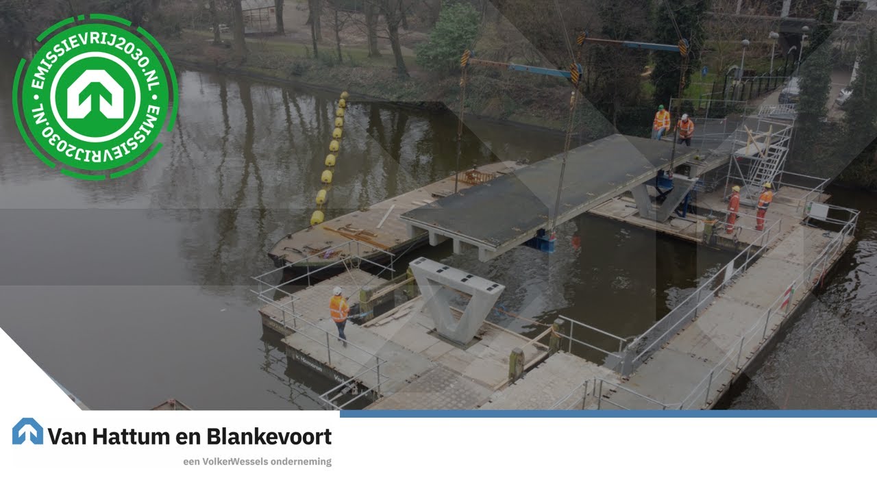 Van Hattum en Blankevoort renoveert eerste brug in Amsterdam met geopolymeerbeton