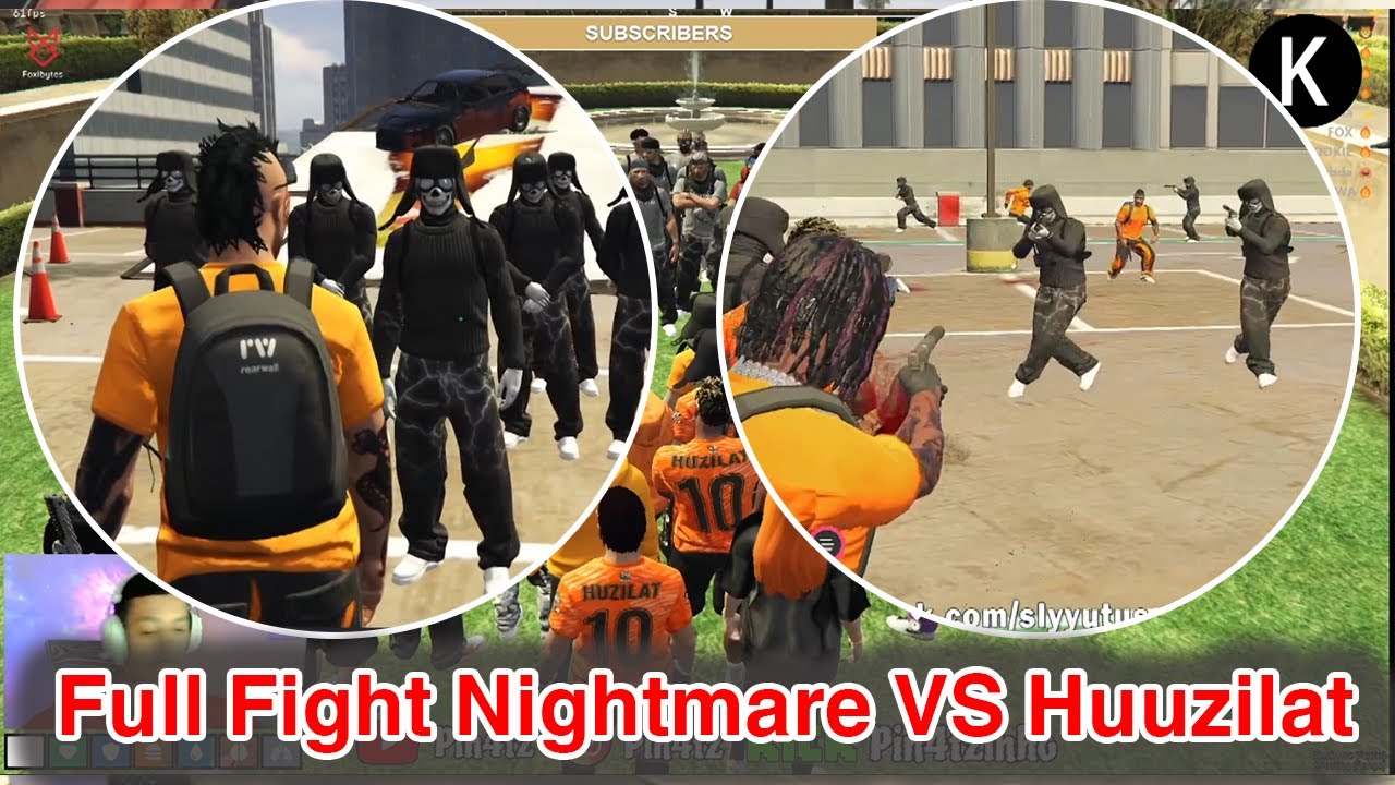 Full Fight Nightmare VS Huuzilat | ahmed sabiri | GTA RP